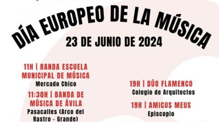 Agenda: Día Europeo de la Música en Ávila