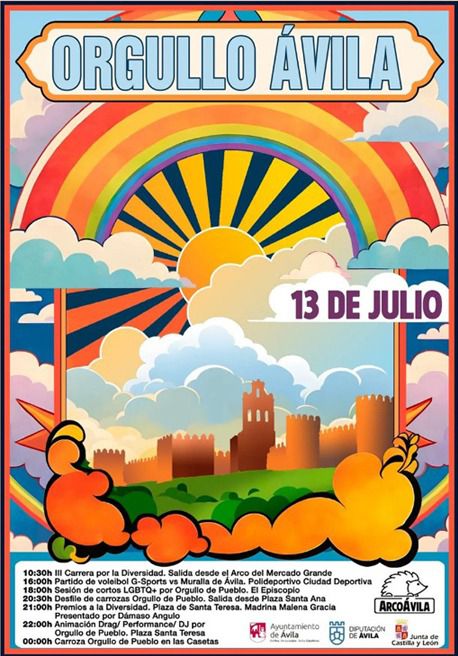 Agenda del fin de semana en Ávila con el Orgullo por bandera