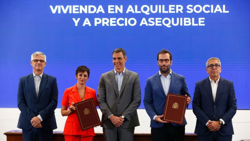 Pedro Sánchez anuncia un plan para construir 43.000 viviendas de alquiler asequible