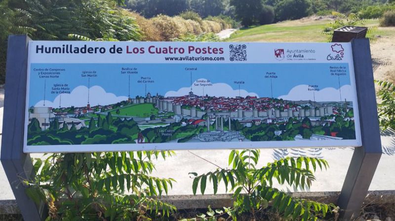 Nueva señalización turística en el entorno de Los Cuatro Postes