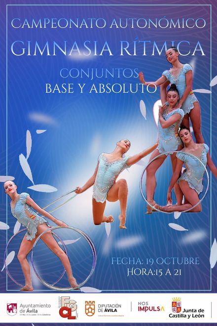 Ávila celebra el campeonato autonómico de conjuntos y la copa individual base de gimnasia rítmica