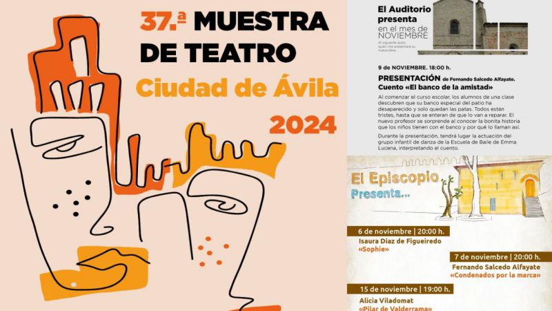 Agenda de Ávila para los próximos días: Presentación de libros, competiciones deportivas, teatro y danza