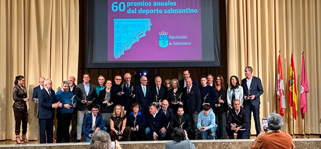 Carlos Moreno y Marta García Rincón reciben premios deportivos en Salamanca