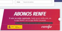 Renfe emite más de 5 millones de abonos gratuitos de Cercanías, Media Distancia y Rodalies